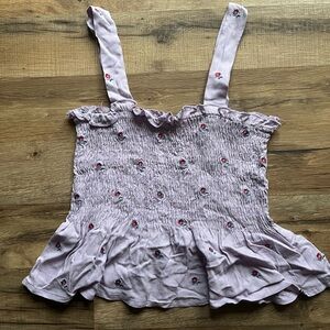 Women’s floral cropped tank